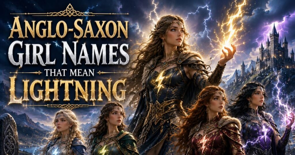 Anglo-Saxon Girl Names That Mean Lightning