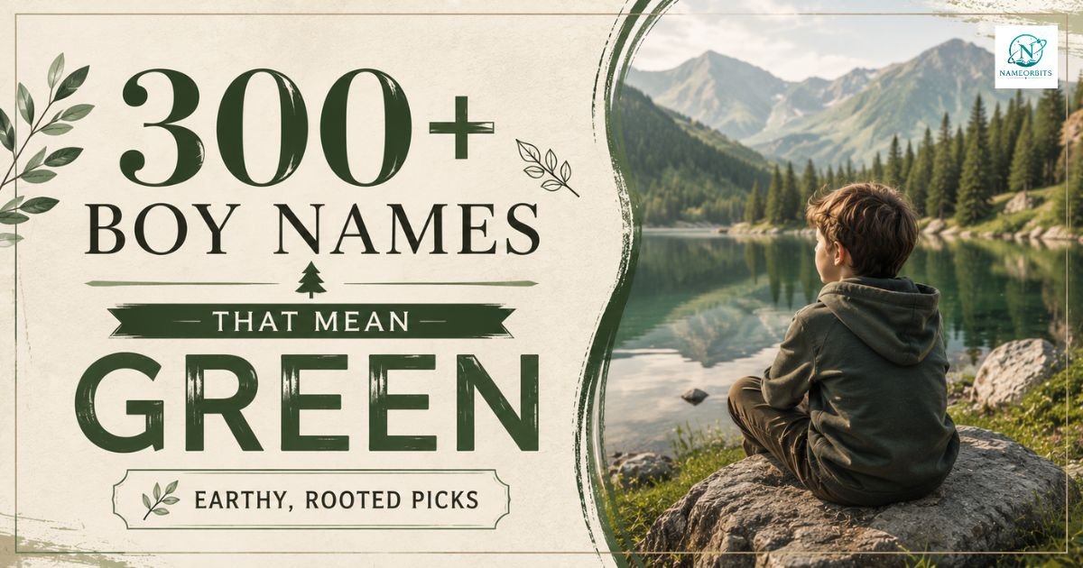 Boy Names That Mean Green