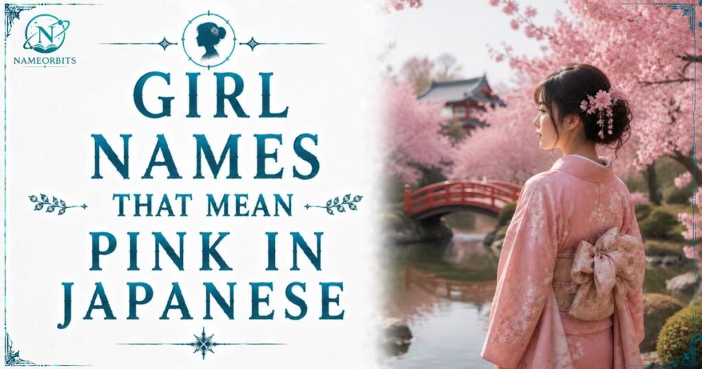 Girl Names That Mean Pink in Japanese