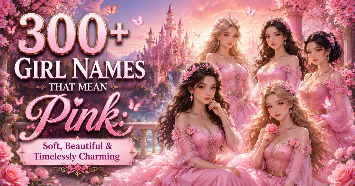 Girl Names That Mean Pink