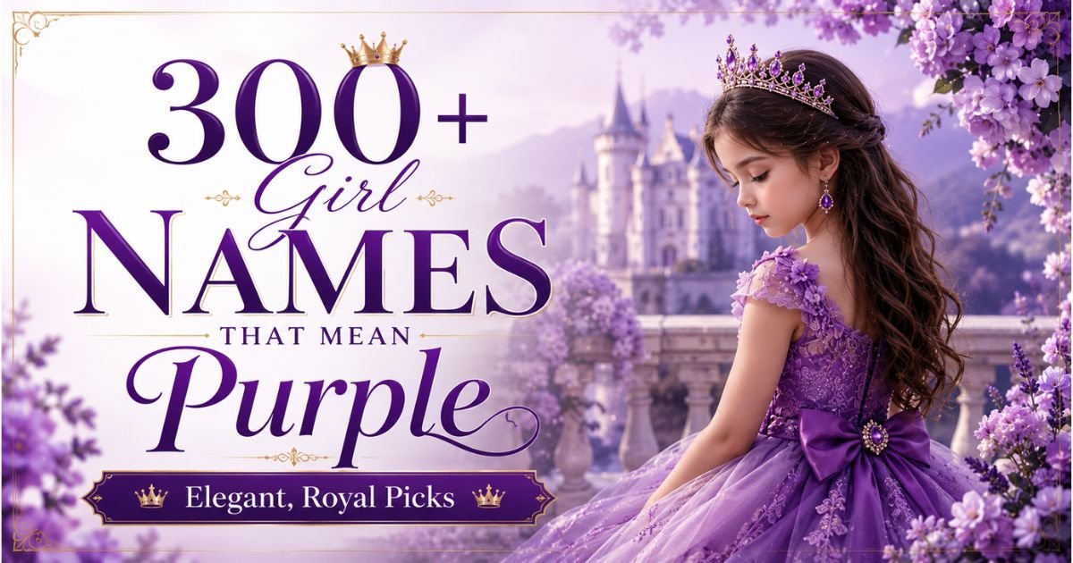 Girl Names That Mean Purple