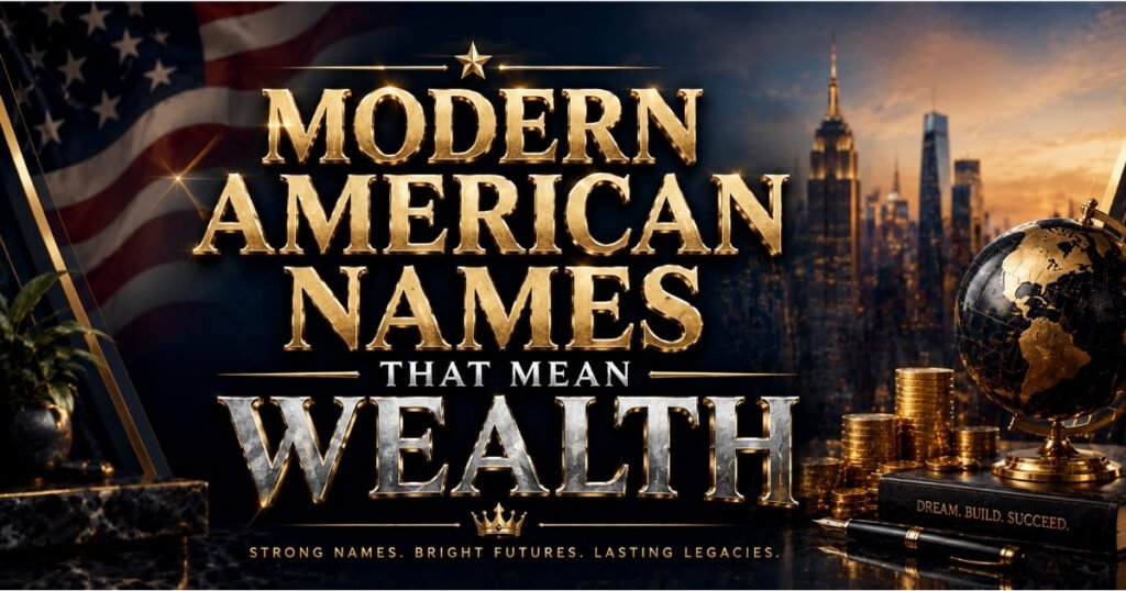 Modern American Names That Mean Wealth