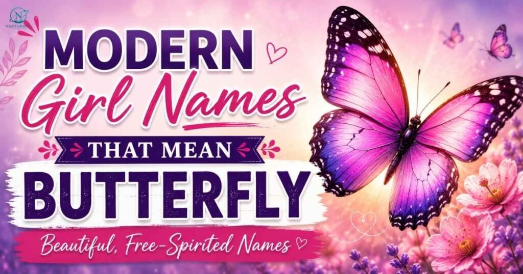 Modern Girl Names That Mean Butterfly