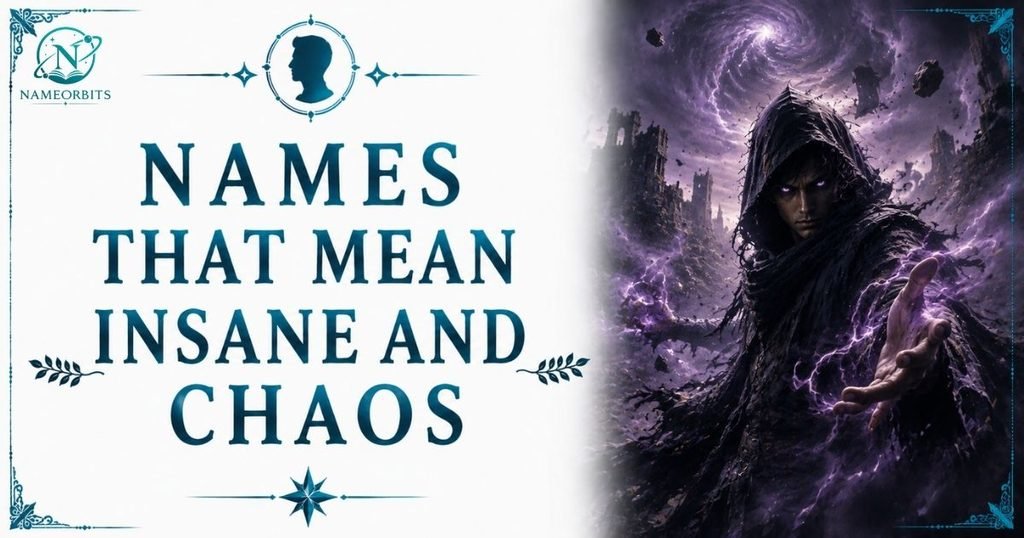 Names That Mean Insane and Chaos