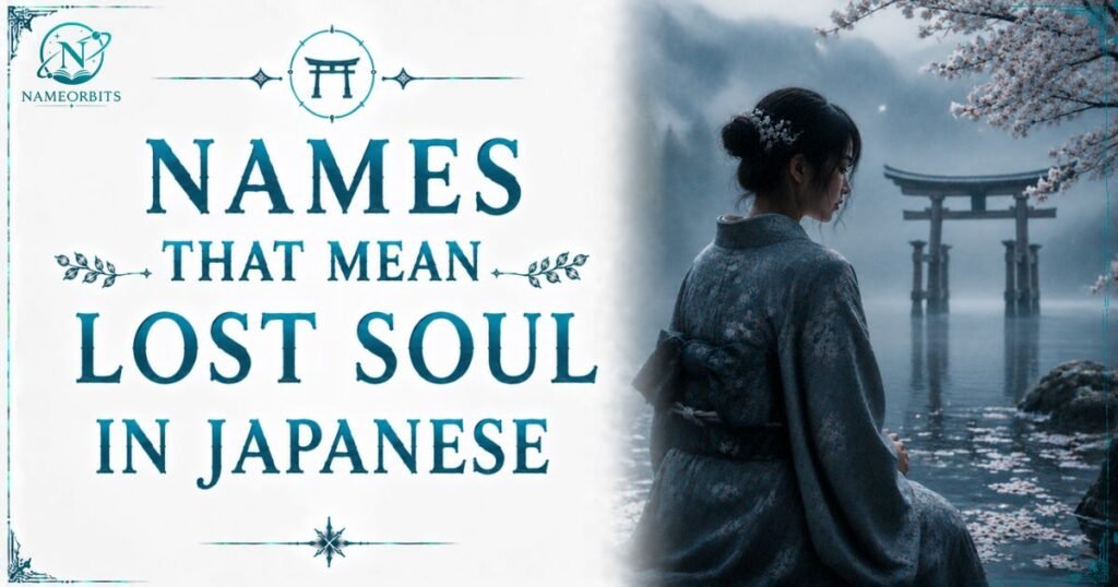 Names That Mean Lost Soul in Japanese