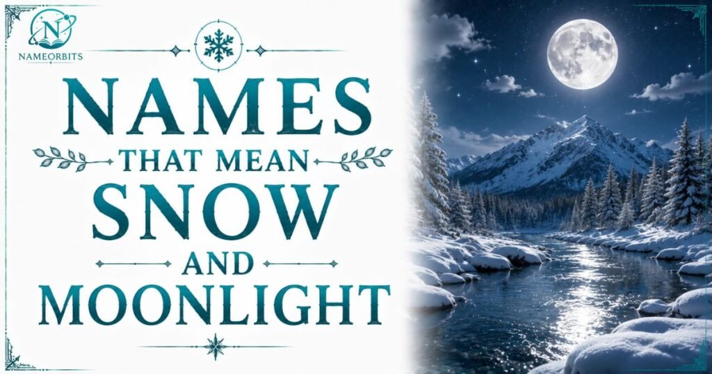 Names That Mean Snow and Moonlight