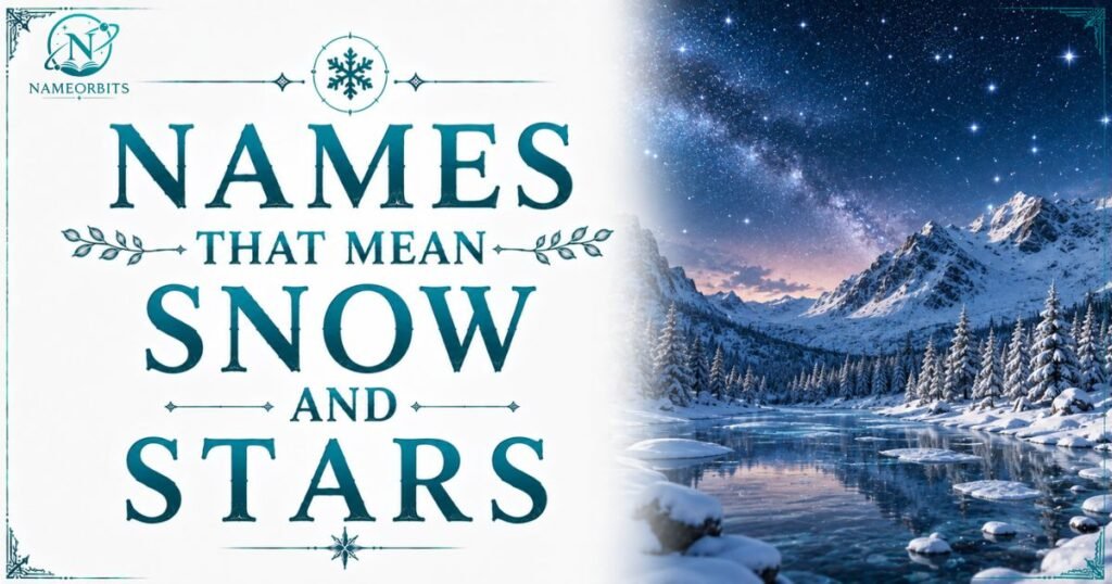 Names That Mean Snow and Stars
