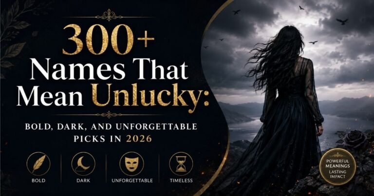 Names That Mean Unlucky