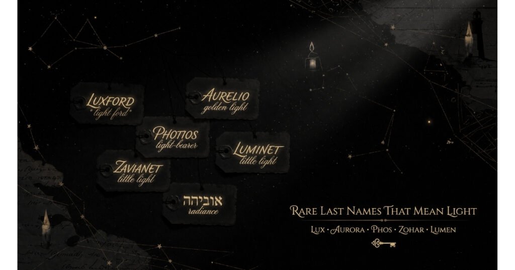 Rare Last Name That Mean Light