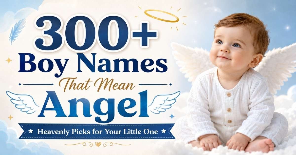boy names that mean angel