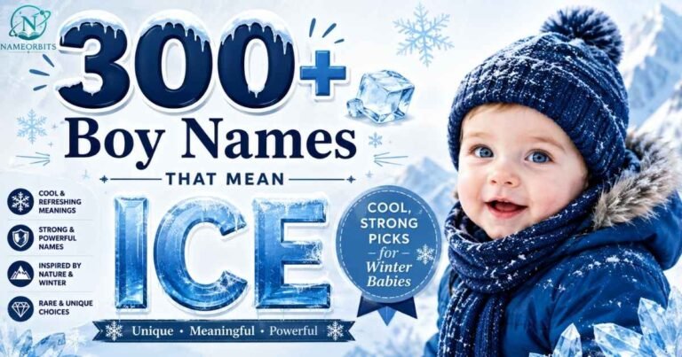 Boy Names That Mean Ice