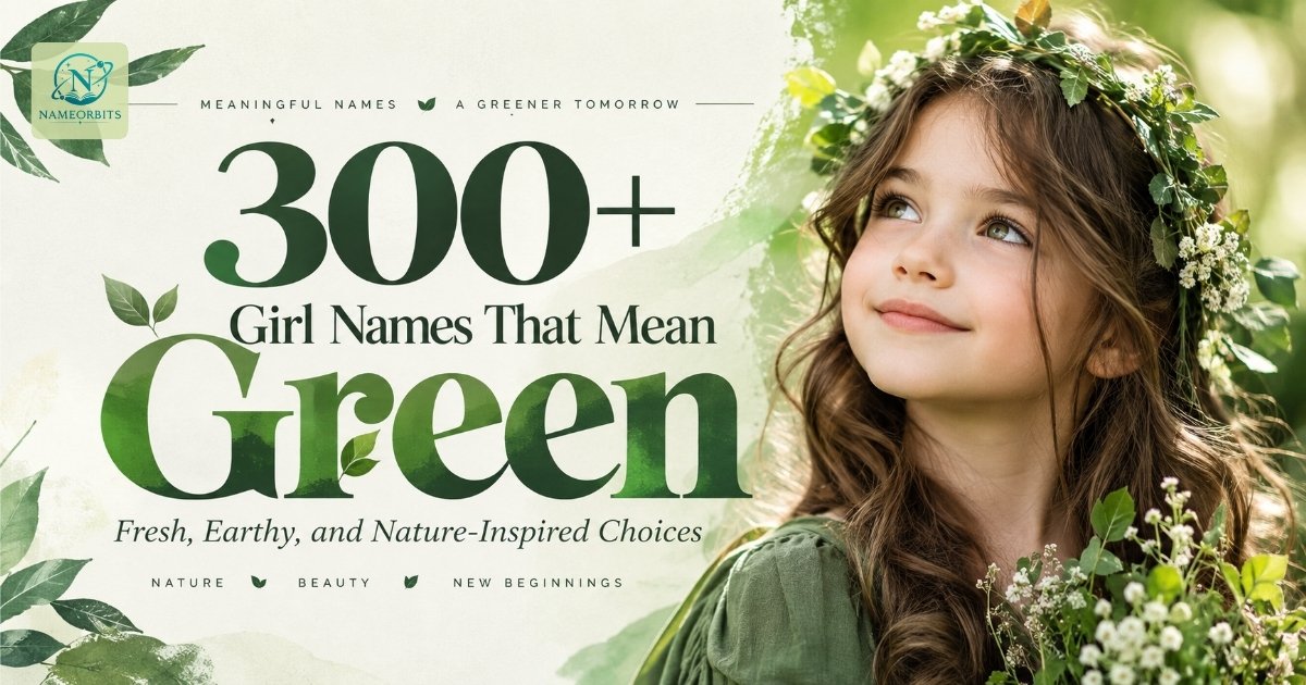 Girl Names That Mean Green
