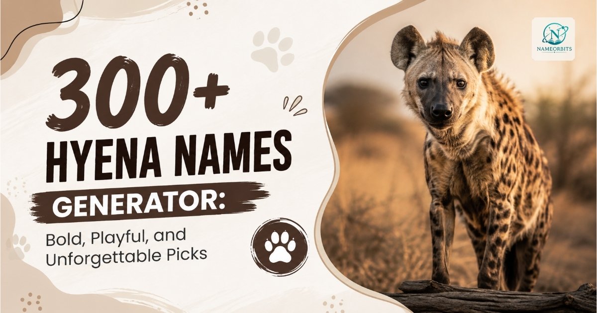 hyena names generator
