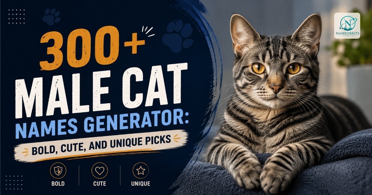 Male Cat Names Generator