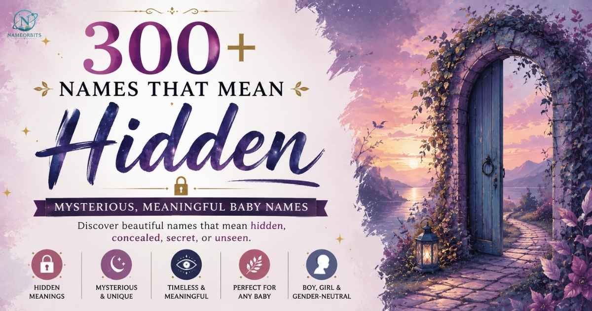 Names that mean hidden
