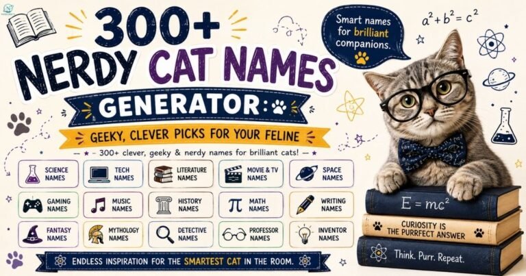 nerdy cat names generator