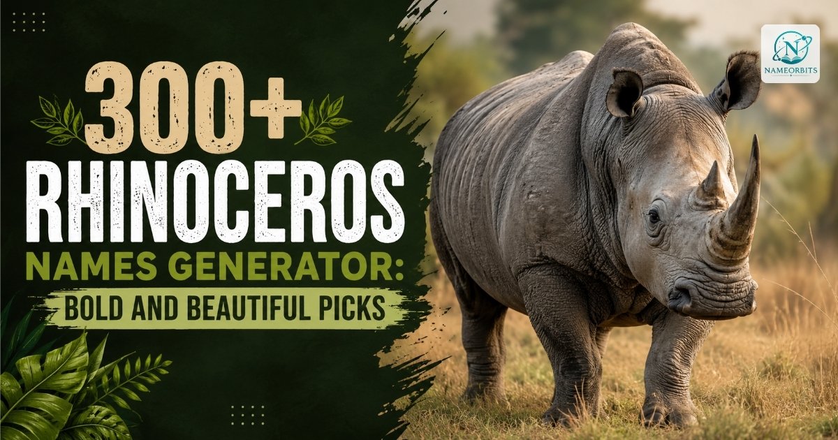 300+ Rhinoceros Names Generator Bold and Beautiful Picks in 2026