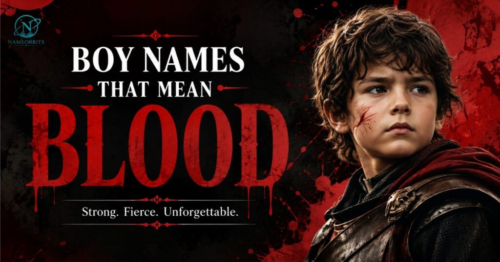 Boy Names That Mean Blood