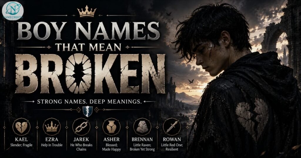 Boy Names That Mean Broken