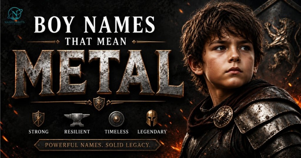Boy Names That Mean Metal