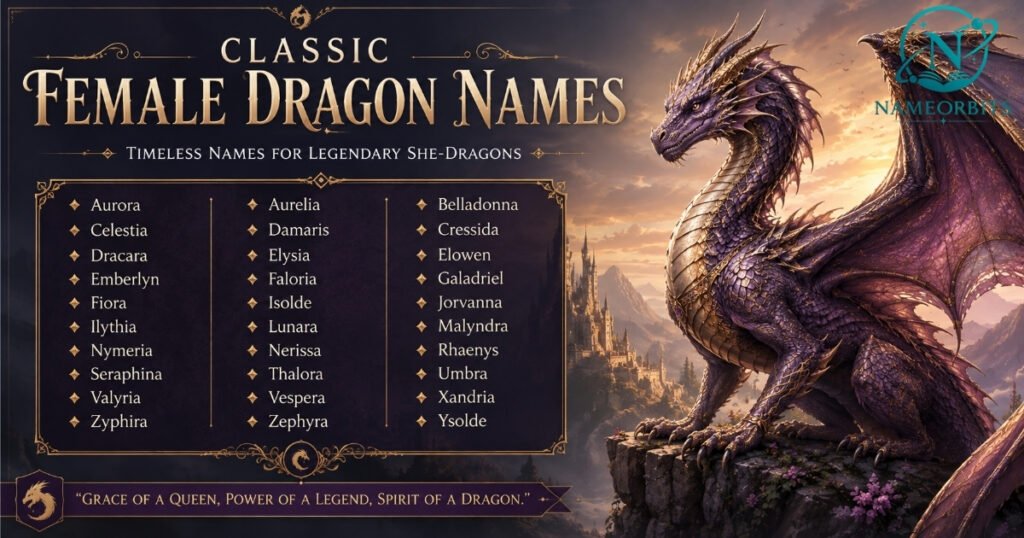 Classic Female Dragon Names