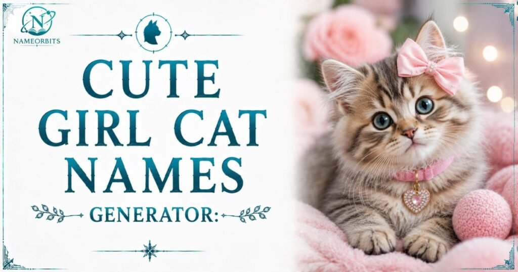 Cute Girl Cat Names Generator