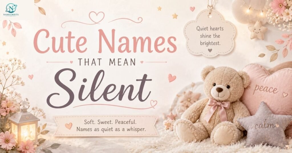 Cute Names That Mean Silent