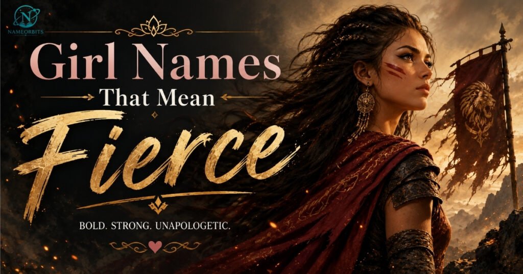 Girl Names That Mean Fierce