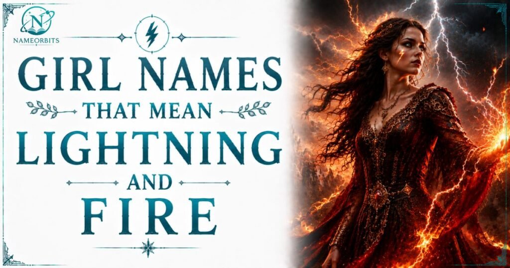 Girl Names That Mean Lightning and Fire