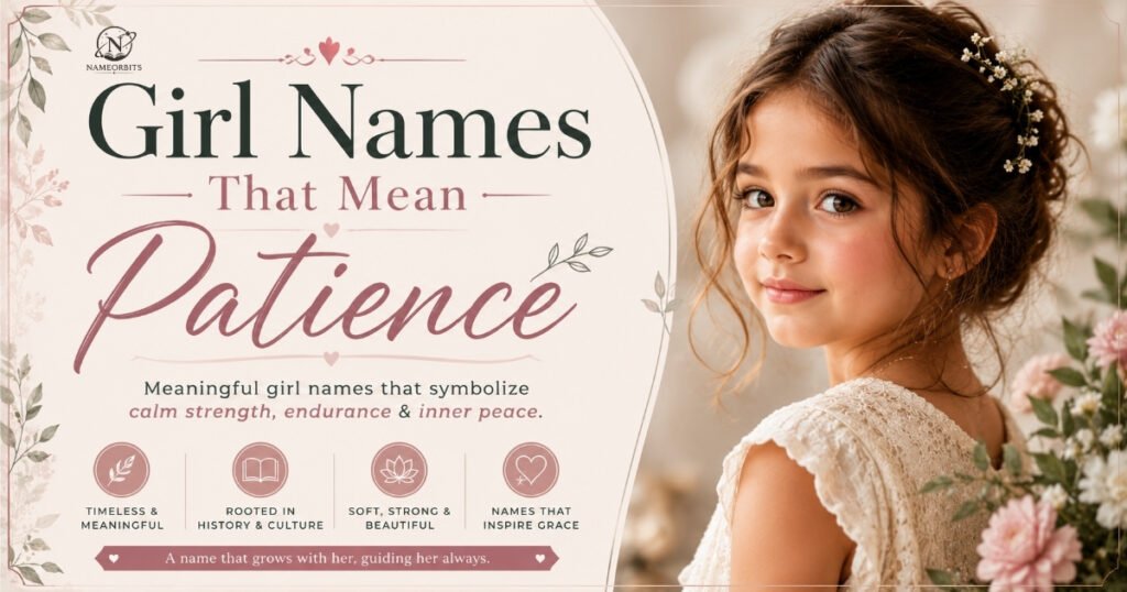 Girl Names That Mean Patience