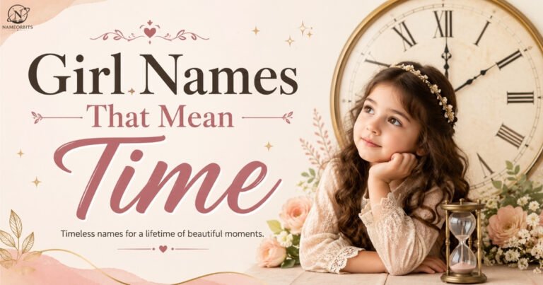 Girl Names That Mean Time