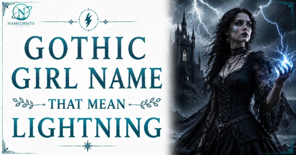 Gothic Girl Name That Mean Lightning