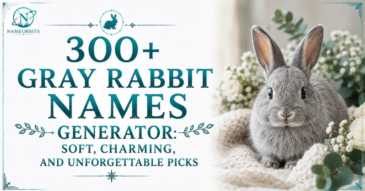 Gray Rabbit Names Generator
