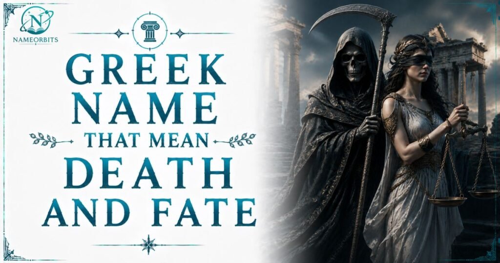 Greek Name That Mean Death and Fate
