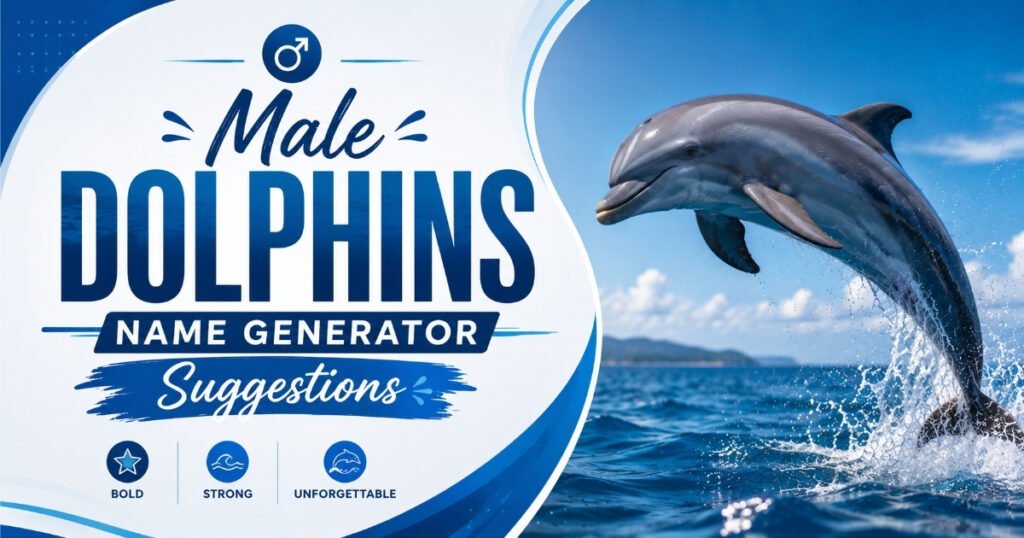 Male Dolphins Name Generator Suggestions