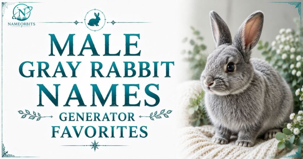 Male Gray Rabbit Name Generator Favorites