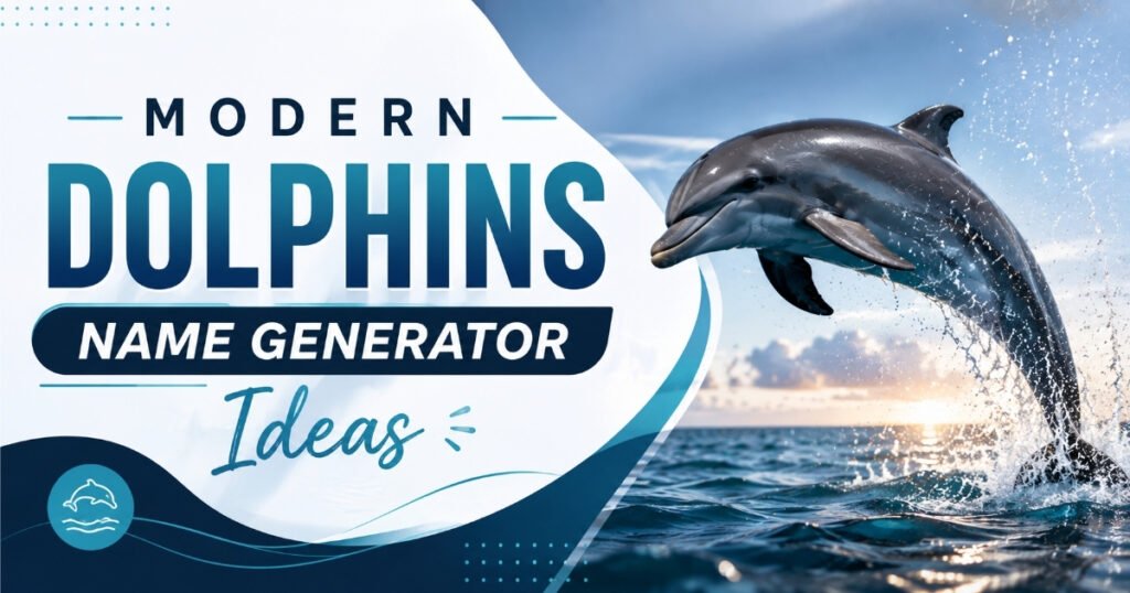 Modern Dolphins Name Generator Ideas