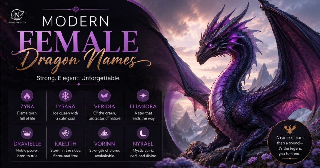 Modern Female Dragon Name