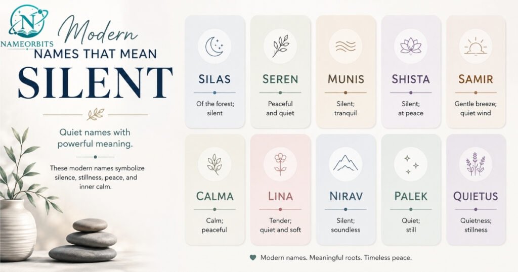Modern Names That Mean Silent