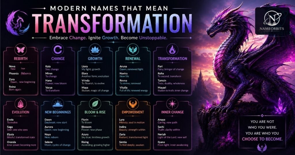 Modern Names That Mean Transformation