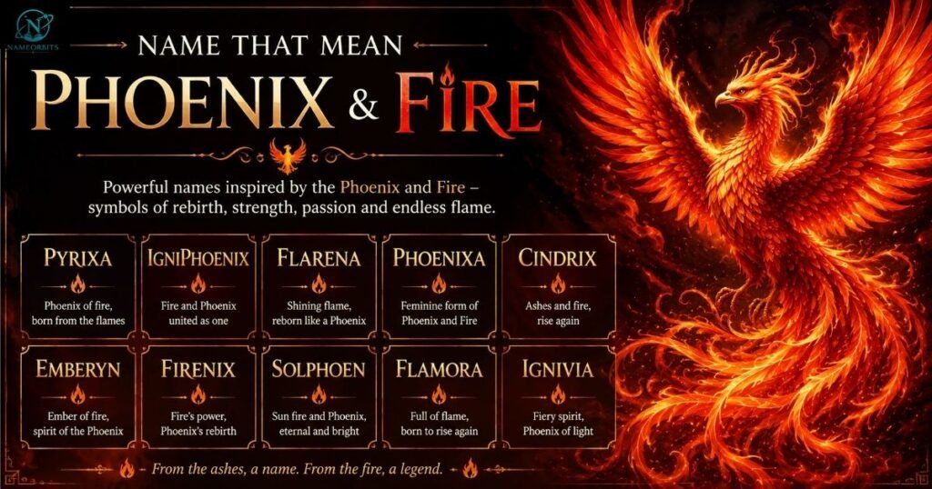 Name That Mean Phoenix and Fire Together