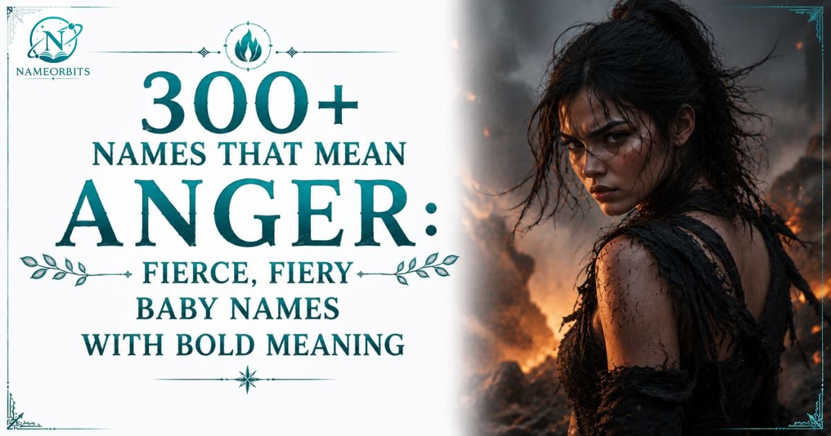 Names That Mean Anger