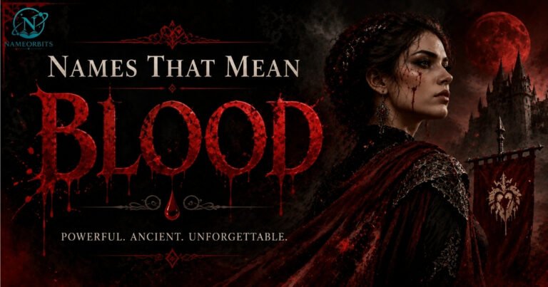 Names That Mean Blood