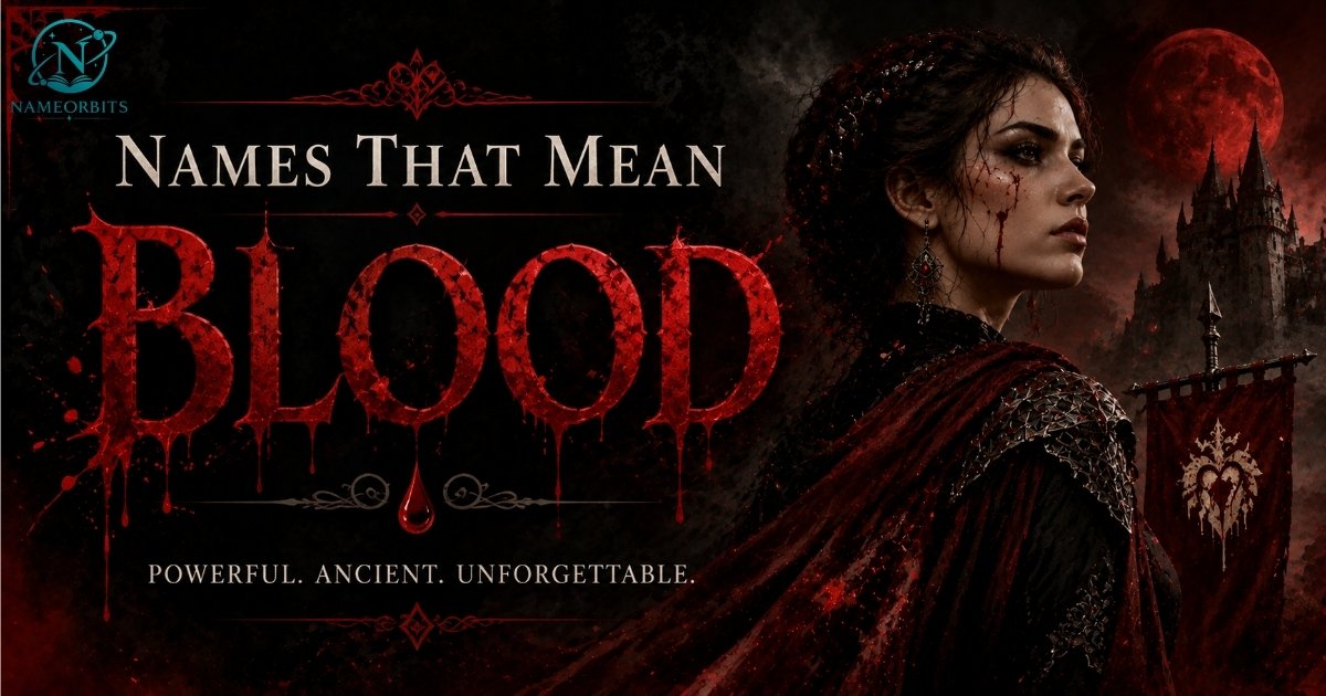 Names That Mean Blood