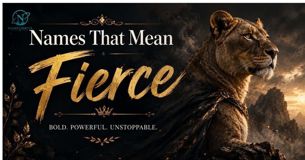 Names That Mean Fierce