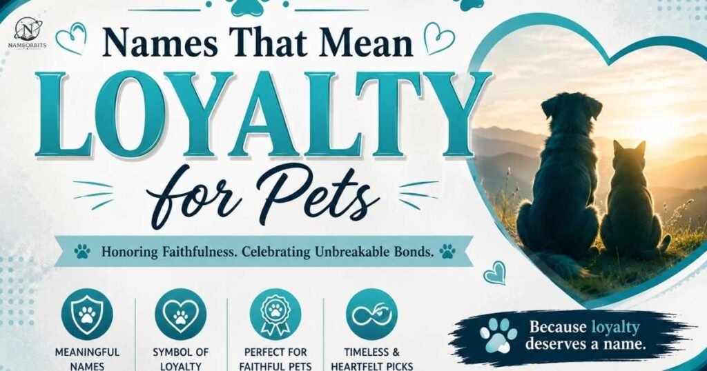 Names That Mean Loyalty for Pets