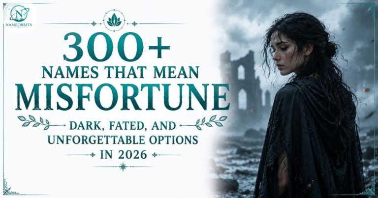 Names That Mean Misfortune