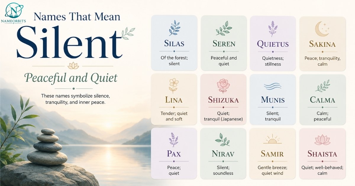 Names That Mean Silent.