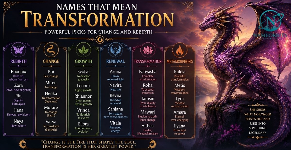 Names That Mean Transformation
