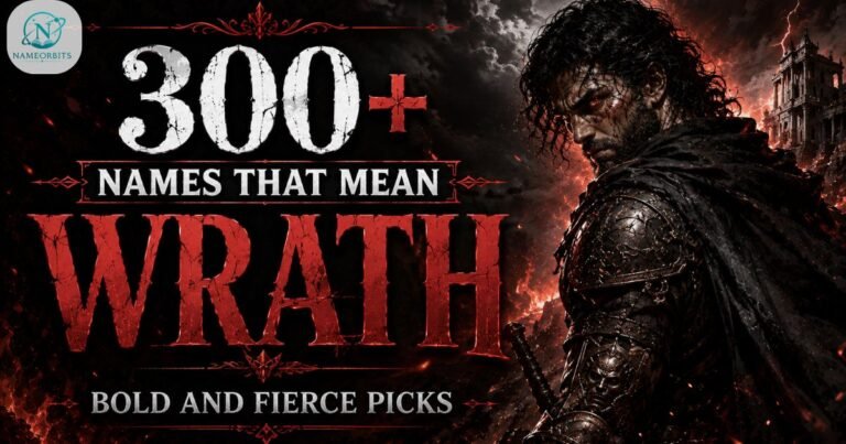 Names That Mean Wrath